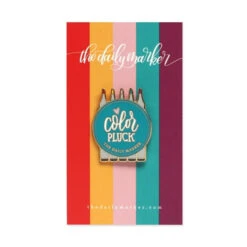 Various COLOR PLUCK Enamel Pin The Daily Marker Jmpin3*