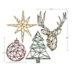 *Tim Holtz Sizzix GEO CHRISTMAS Thinlits Dies 664202 -Simon Says Stamp 1 440099 FS ALT2