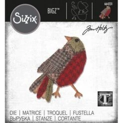 *Tim Holtz Sizzix PATCHWORK BIRD Bigz Die 664231