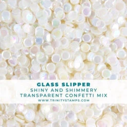 Trinity Stamps GLASS SLIPPER CONFETTI MIX Embellishment Box Esb-030