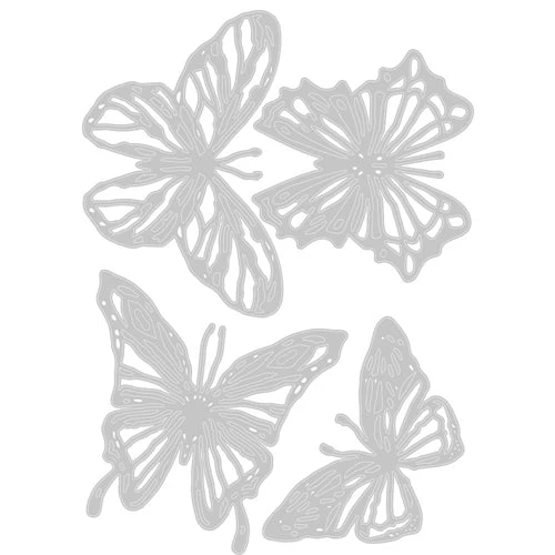 *Tim Holtz Sizzix SCRIBBLY BUTTERFLIES Thinlits Die Set 664409 5 *Tim Holtz Sizzix SCRIBBLY BUTTERFLIES Thinlits Die Set 664409 - Image 3