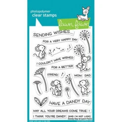 Lawn Fawn DANDY DAY Clear Stamps Lf2217