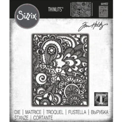 *Tim Holtz Sizzix DOODLE ART 2 Thinlits Die 664432
