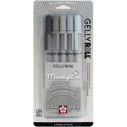 Sakura GRAYS Moonlight Fine Point Pens Set 58172* 3 Sakura GRAYS Moonlight Fine Point Pens Set 58172*