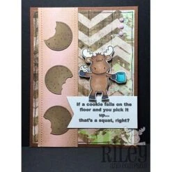 Riley And Company Funny Bones A Cookie Squat Cling Stamp Rwd-806 -Simon Says Stamp 1 467993 FS ALT2