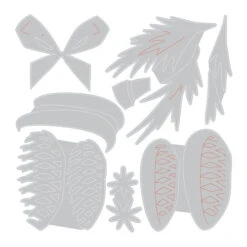 *Tim Holtz Sizzix FESTIVE TRIMS Colorize Thinlits Dies 664733 -Simon Says Stamp 1 469729 FS ALT2