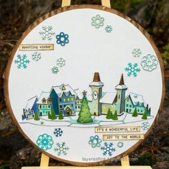 *Tim Holtz Sizzix HOLIDAY VILLAGE Colorize Thinlits Dies 664737 -Simon Says Stamp 1 469737 FS ALT3