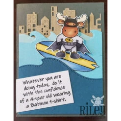 Riley And Company Funny Bones 4 Year Old With A T-Shirt Clear Stamp Rwd-814 -Simon Says Stamp 1 471245 FS ALT2