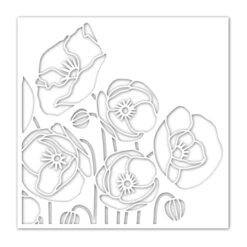 Simon Says Stamp Stencil POPPY BOUQUET Ssst121482