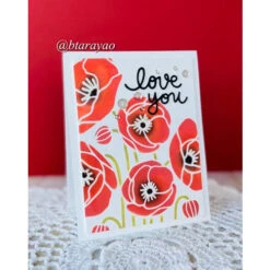 Simon Says Stamp Stencil POPPY BOUQUET Ssst121482 -Simon Says Stamp 1 471797 FS ALT1