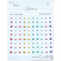 Julie HIckey Designs DOTS COTTON CANDY Glossies PSGLOS004*