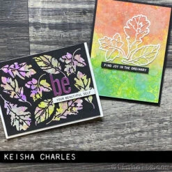 *Tim Holtz Sizzix LEAF PRINT Thinlits Dies 664970 18 *Tim Holtz Sizzix LEAF PRINT Thinlits Dies 664970 -Simon Says Stamp 1 478406 FS ALT6