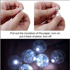 Various Set Of 10 Mini Ball Lights Cool White -Simon Says Stamp 1 479155 FS ALT2