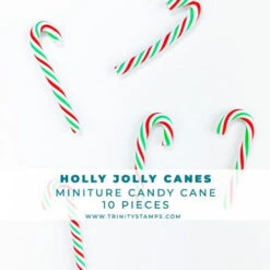 Trinity Stamps HOLLY JOLLY CANDY CANE Embellishment Box Esb-051