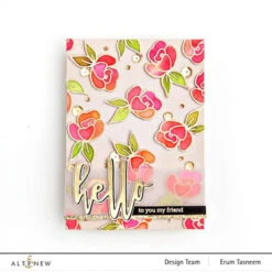 Altenew Mini Delight Petite Posy Clear Stamp And Die Set Alt4425* 9 Altenew Mini Delight Petite Posy Clear Stamp And Die Set Alt4425* -Simon Says Stamp 1 479853 FS ALT2
