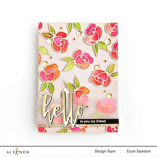 Altenew Mini Delight Petite Posy Clear Stamp And Die Set Alt4425* 5 Altenew Mini Delight Petite Posy Clear Stamp And Die Set Alt4425* - Image 3