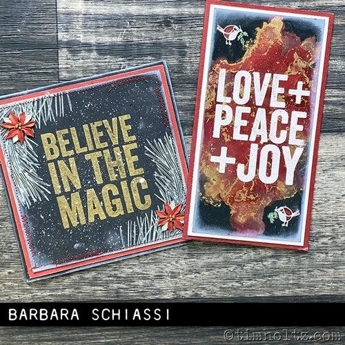 Tim Holtz Cling Rubber Stamps BOLD TIDINGS 2 CMS419 6 Tim Holtz Cling Rubber Stamps BOLD TIDINGS 2 CMS419 - Image 4