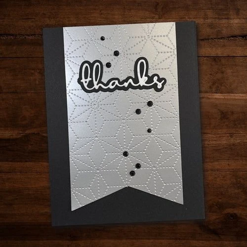 Paper Rose HAND STITCHING 1 Embossing Folder 20378 4 Paper Rose HAND STITCHING 1 Embossing Folder 20378 - Image 2