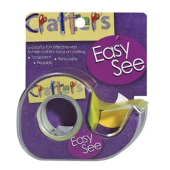 Crafter's Essentials YELLOW Easy See Removable Art Tape 33975