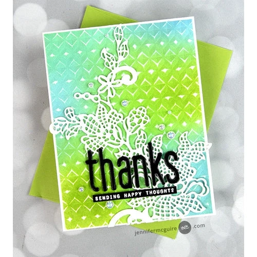 Altenew Angled Mosaic 3D Embossing Folder Alt4694 5 Altenew Angled Mosaic 3D Embossing Folder Alt4694 - Image 3