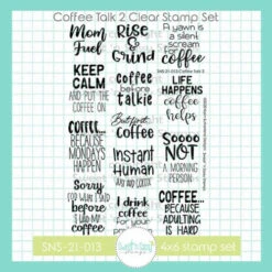 Creative Worship Coffee Talk 2 Clear Stamp Set Sns-21-013