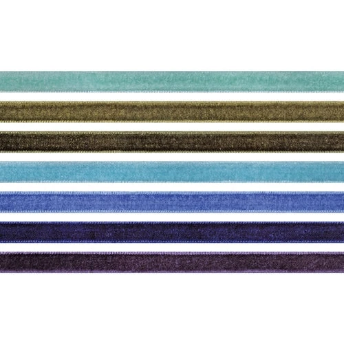Tim Holtz Idea-ology COOL Velvet Trims Th94113 4 Tim Holtz Idea-ology COOL Velvet Trims Th94113 - Image 2