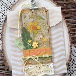 *Tim Holtz Sizzix FOLK FLOWERS Thinlits Dies 665363 -Simon Says Stamp 1 493258 FS ALT4