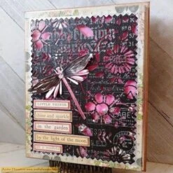 *Tim Holtz Sizzix FOLK FLOWERS Thinlits Dies 665363 -Simon Says Stamp 1 493258 FS ALT9