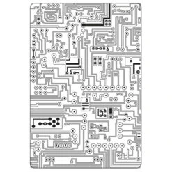 Tim Holtz Sizzix CIRCUIT 3D Texture Fades Embossing Folder 665372 12 Tim Holtz Sizzix CIRCUIT 3D Texture Fades Embossing Folder 665372 -Simon Says Stamp 1 493271 FS ALT2