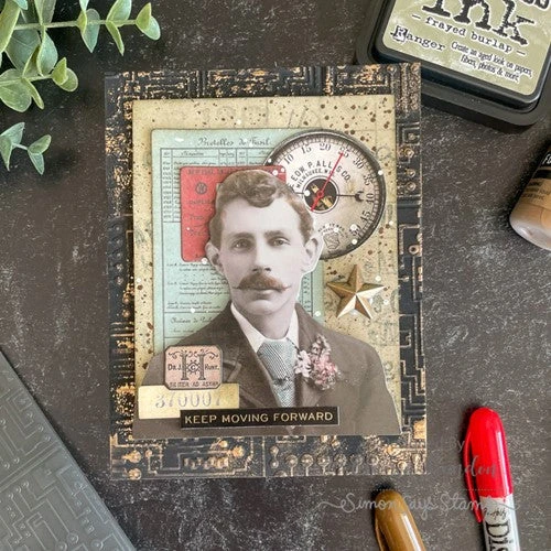 Tim Holtz Sizzix CIRCUIT 3D Texture Fades Embossing Folder 665372 10 Tim Holtz Sizzix CIRCUIT 3D Texture Fades Embossing Folder 665372 - Image 8