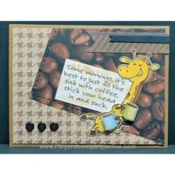 Riley And Company Funny Bones Some Mornings Clear Stamp Rwd-902* -Simon Says Stamp 1 494611 FS ALT3