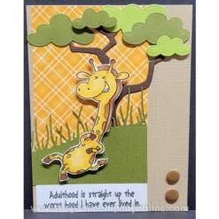 Riley And Company Funny Bones Giggling Giraffe Cling Rubber Stamp Rly-330 9 Riley And Company Funny Bones Giggling Giraffe Cling Rubber Stamp Rly-330 -Simon Says Stamp 1 494638 FS ALT4