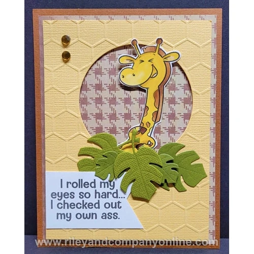 Riley And Company Funny Bones Giggling Giraffe Cling Rubber Stamp Rly-330 6 Riley And Company Funny Bones Giggling Giraffe Cling Rubber Stamp Rly-330 - Image 4