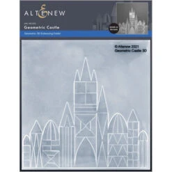Altenew Geometric Castle 3D Embossing Folder Alt6053*