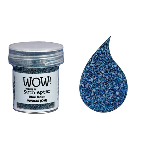 WOW Embossing Powder Blue Moon Ww04x 3 WOW Embossing Powder Blue Moon Ww04x