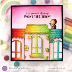 Purple Onion Designs Room With A View Unmounted Cling Stamp Pod1214* -Simon Says Stamp 1 498220 FS ALT01