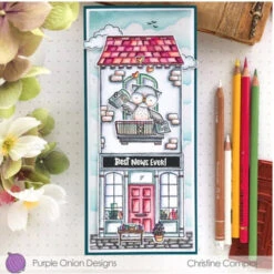 Purple Onion Designs Room With A View Unmounted Cling Stamp Pod1214* -Simon Says Stamp 1 498220 FS ALT02