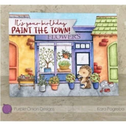 Purple Onion Designs Room With A View Unmounted Cling Stamp Pod1214* -Simon Says Stamp 1 498220 FS ALT06