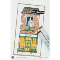 Purple Onion Designs Room With A View Unmounted Cling Stamp Pod1214* -Simon Says Stamp 1 498220 FS ALT07