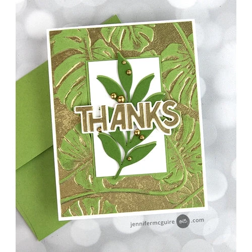 Altenew Monstera Leaf 3D Embossing Folder Alt6119* 4 Altenew Monstera Leaf 3D Embossing Folder Alt6119* - Image 2