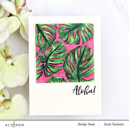 Altenew Monstera Leaf 3D Embossing Folder Alt6119* 5 Altenew Monstera Leaf 3D Embossing Folder Alt6119* - Image 3