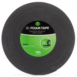 Therm O Web BLACK 3D FOAM TAPE JUMBO ROLL ICraft 5608