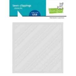 Lawn Fawn PLAID Stencils Lf2576*