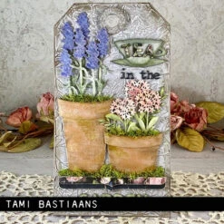 *Tim Holtz Sizzix POTTED 2 Die Bigz 665438 -Simon Says Stamp 1 501060 FS ALT5