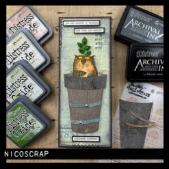 *Tim Holtz Sizzix POTTED 2 Die Bigz 665438 -Simon Says Stamp 1 501060 FS ALT6