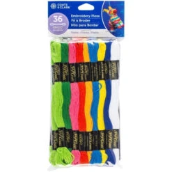 Various Coats And Clark Fiesta 6 Strand Embroidery Floss Value Pack C11v0017