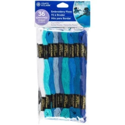 Various Coats And Clark Pool Party 6 Strand Embroidery Floss Value Pack C11v0018