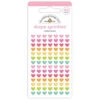 Doodlebug RAINBOW HEARTS Shape Sprinkles Adhesive Enamel 7251 -Simon Says Stamp 1 503126 FS