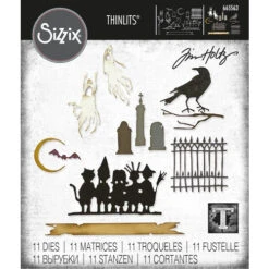 *Tim Holtz Sizzix HALLOWEEN 2021 Thinlits Dies Vault Series 665563