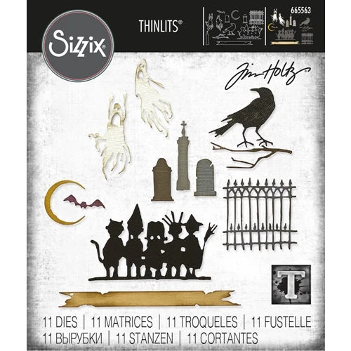 *Tim Holtz Sizzix HALLOWEEN 2021 Thinlits Dies Vault Series 665563 3 *Tim Holtz Sizzix HALLOWEEN 2021 Thinlits Dies Vault Series 665563